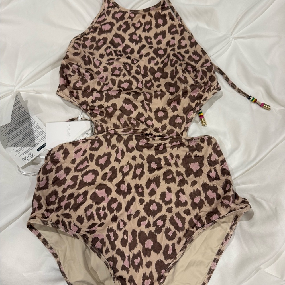 Zimmermann Leopard Print Swimsuit